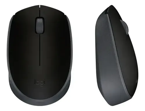 mouse inalámbrico logitech m170 – compacto, receptor usb, negro